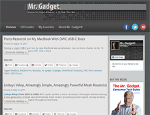 Tablet Screenshot of mrgadget.com